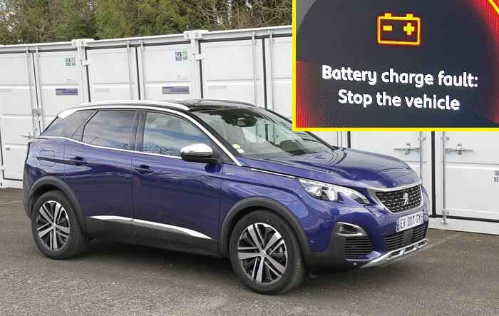 Peugeot throws Battery charge fault warning. Reasons and proper solutions