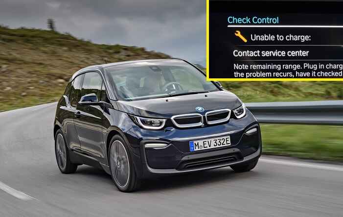BMW i3 throws the Unable to charge error. Common reasons